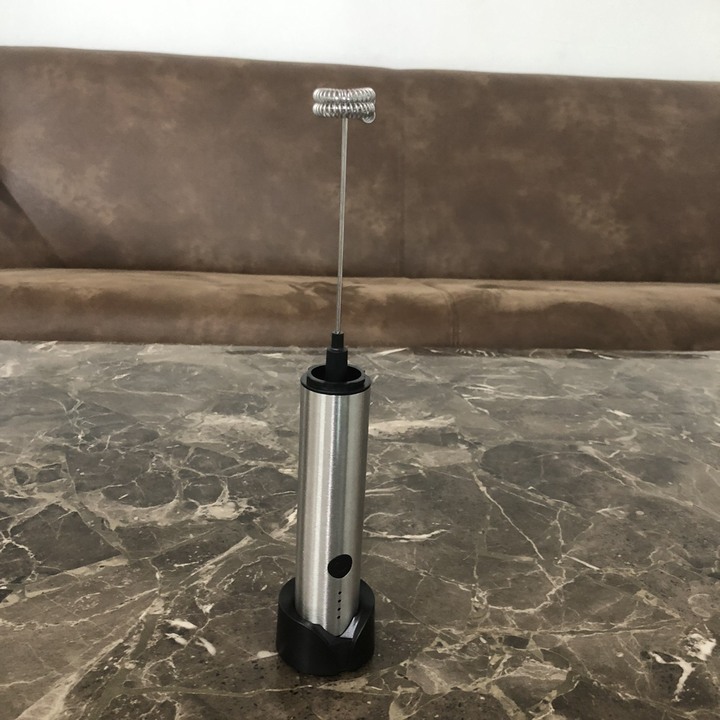 Máy đánh trứng, tạo bọt cà phê cầm tay dùng pin cao cấp MFB1501G điện áp 3.7V, công suất 8W, dung lượng pin 800mAh