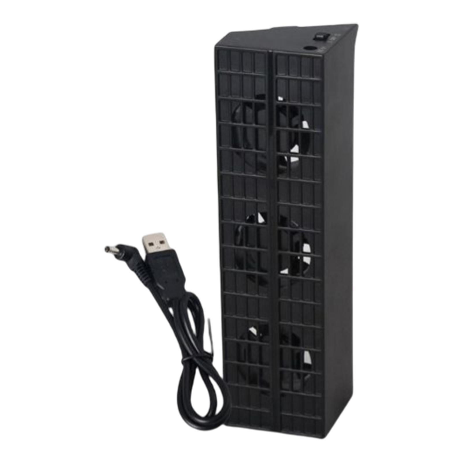 Slim Cooling Fan Cooler for Ps4 PS4 Clip-on 3 Fan Tool-Free USB