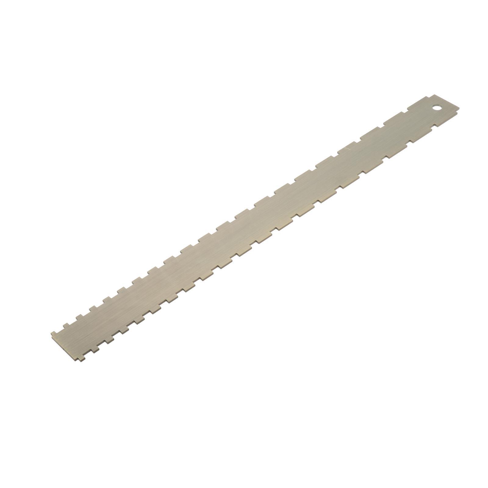 NOTCHED STRAIGHT EDGE for Electric  Guitar Neck Tool 16.5" Bronze