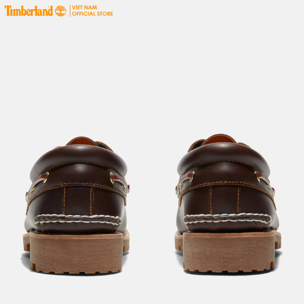 Timberland Giày Lười Nam - Men's Authentics 3 Eye Classic Md Brown Full Grain TB03000322