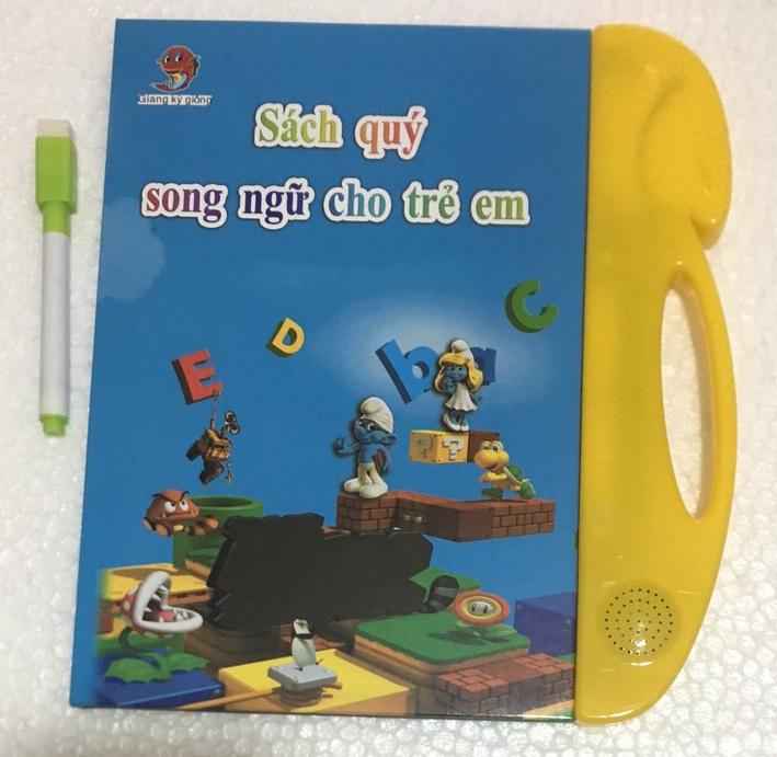 Sách học tiếng Anh song ngữ kèm hình ảnh và âm thanh cho trẻ từ 3 tuổi - GDHN Loại Tốt