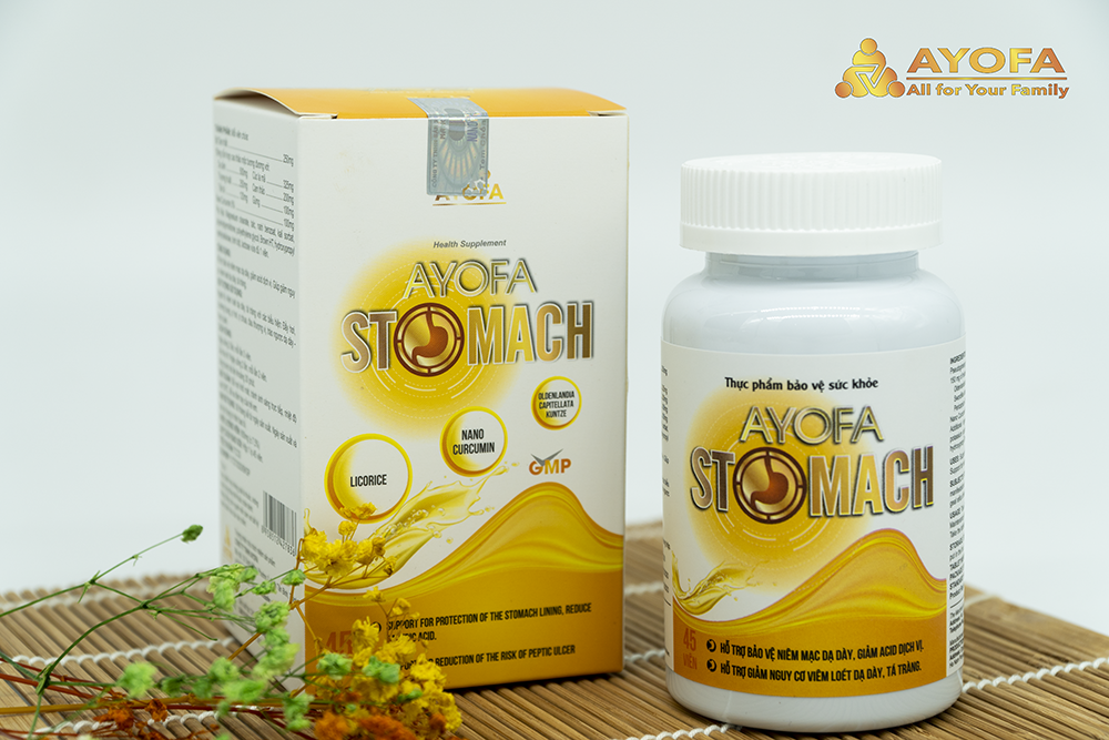 Viên Uống Hỗ Trợ bệnh đau dạ dày Ayofa Stomach 45 viên/ Hộp