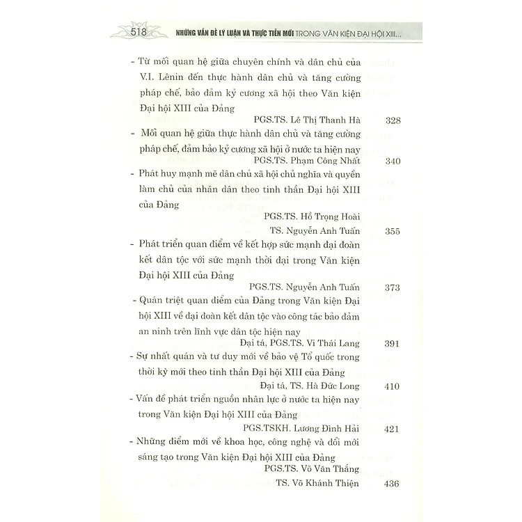 Sách Những Vấn Đề Lí Luận Và Thực Tiễn Mới Trong Văn Kiện Đại Hội Đảng XIII Của Đảng