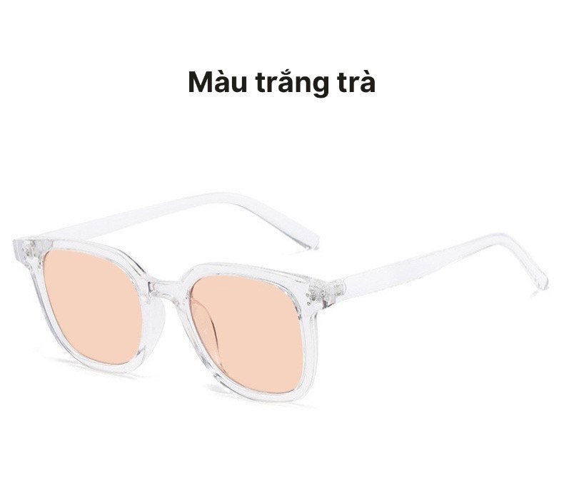 Kính Râm Nữ Đi Biển, Kính Mát Chống Nắng Tia UV400 Gọng Nhựa Nhiều Màu Thời Trang Nam Nữ Cá Tính Hàn Quốc 2023