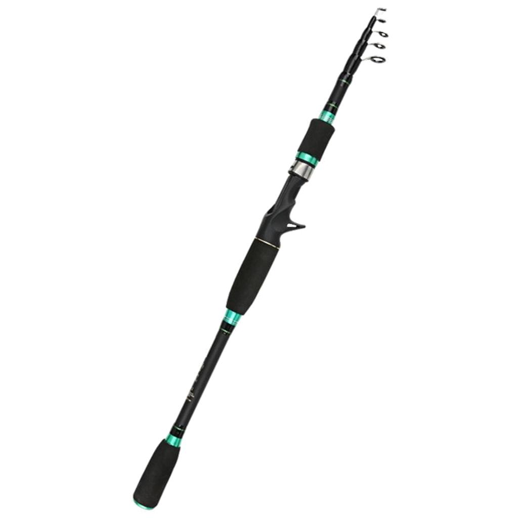 Fishing Rod Ultralight Carbon Fiber Telescopic Fishing Pole 1.8m