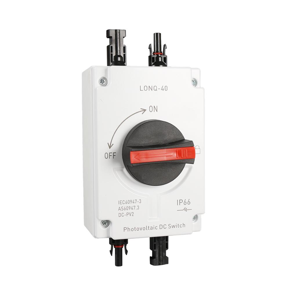 32A 4P PV Direct Current Disconnect Switch Outdoor Dustproof and Waterproof Transfer Switch IP66 Photovoltaic Direct Current Switch