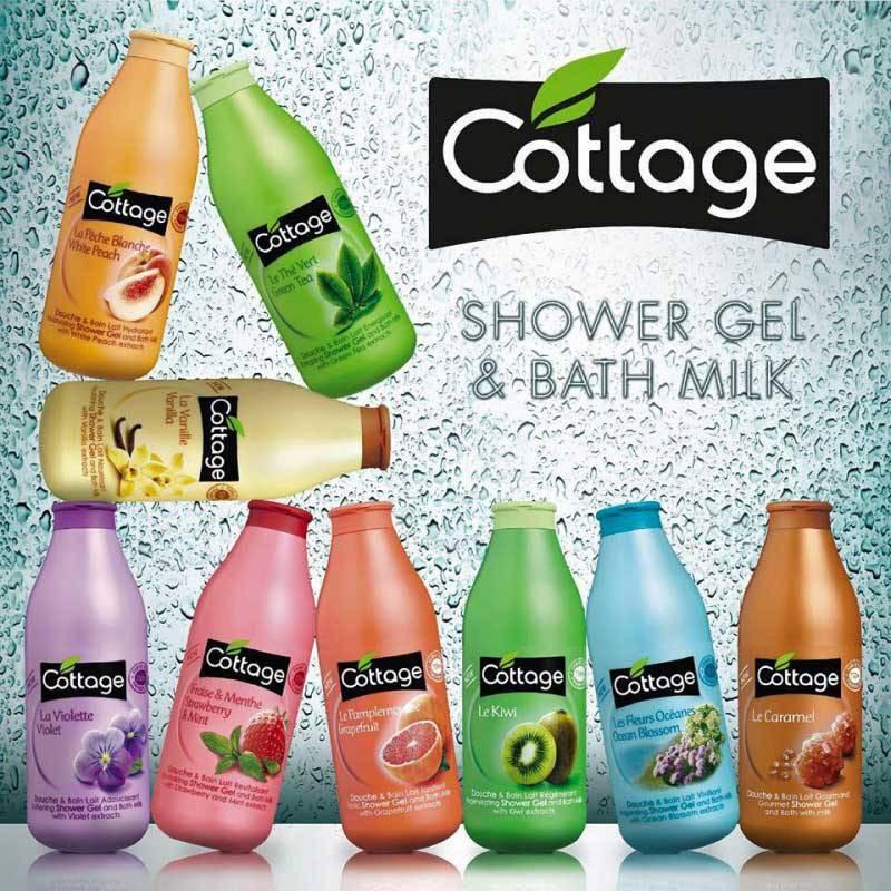 Sữa tắm Cottage Pháp làm mềm da 750ml