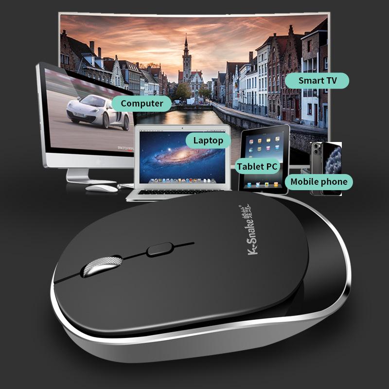 Viper BM800 Mới Chuột Bluetooth 5.1 Hai Chế Độ Không Dây Chế Độ Riêng Tư Im Lặng Và Im Lặng Sạc Chuột Máy Tính