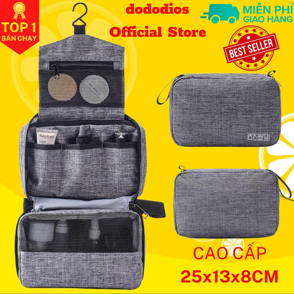 Dododios Túi đựng đồ trang điểm, mỹ phẩm và vật dụng cá nhân đi du lịch - Màu Xám