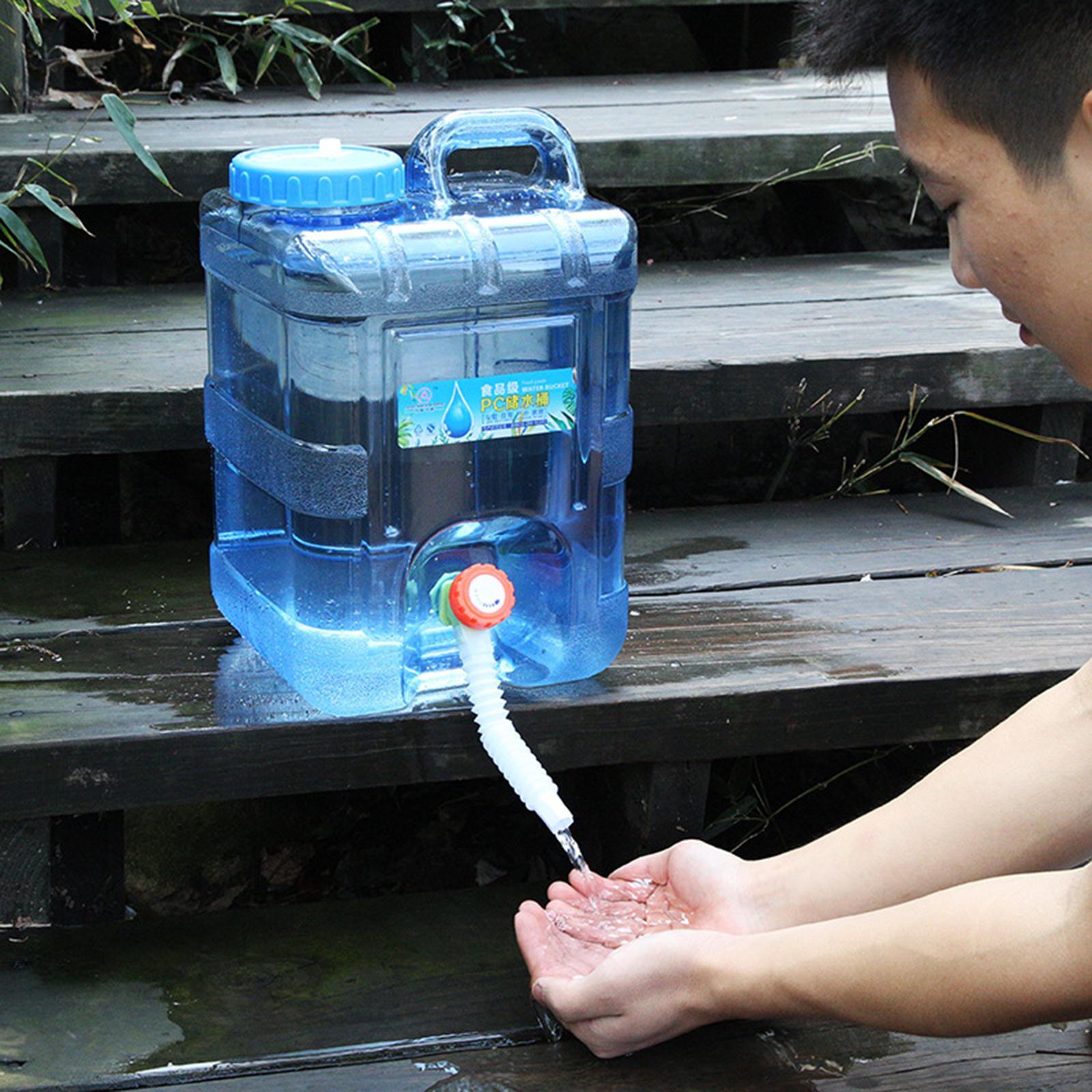 10L Water Container with Spigot Water  Water Storage Carrier for Car