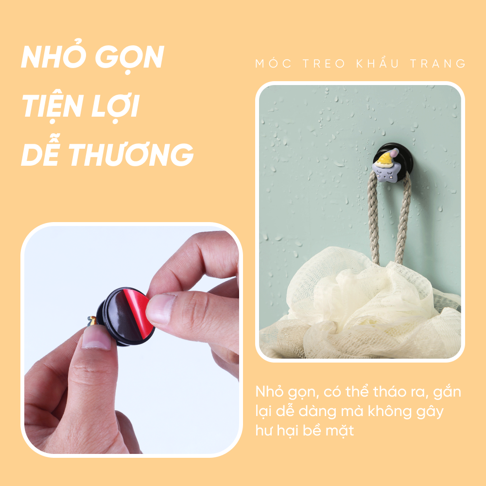 Móc Treo Đồ Mini Gắn Xe Ô Tô, Dễ Thương | Móc Treo Đồ Mini Có Hình Dễ Thương, Tiện Dụng Treo Các Vật Dụng Nhỏ Trên Xe, Trang Trí Cho Xe Ô Tô