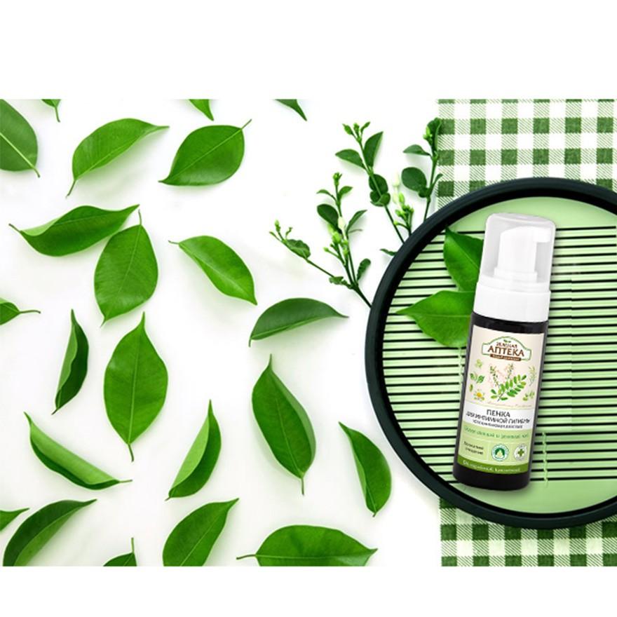 DDVS Phụ Nữ Dạng Bọt Giúp Cân Bằng Độ pH Vùng Kín Zelenaya Apteka Hoa Keo Trắng & Trà Xanh 150ml