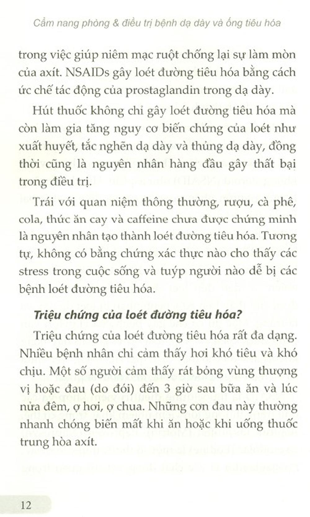 Sách Cẩm Nang Phòng &amp; Điều Trị - Bệnh Dạ Dày &amp; Ống Tiêu Hóa