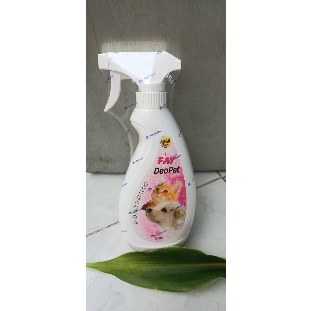 Sữa tắm khô cho chó mèo Fay DeoPet 350ml