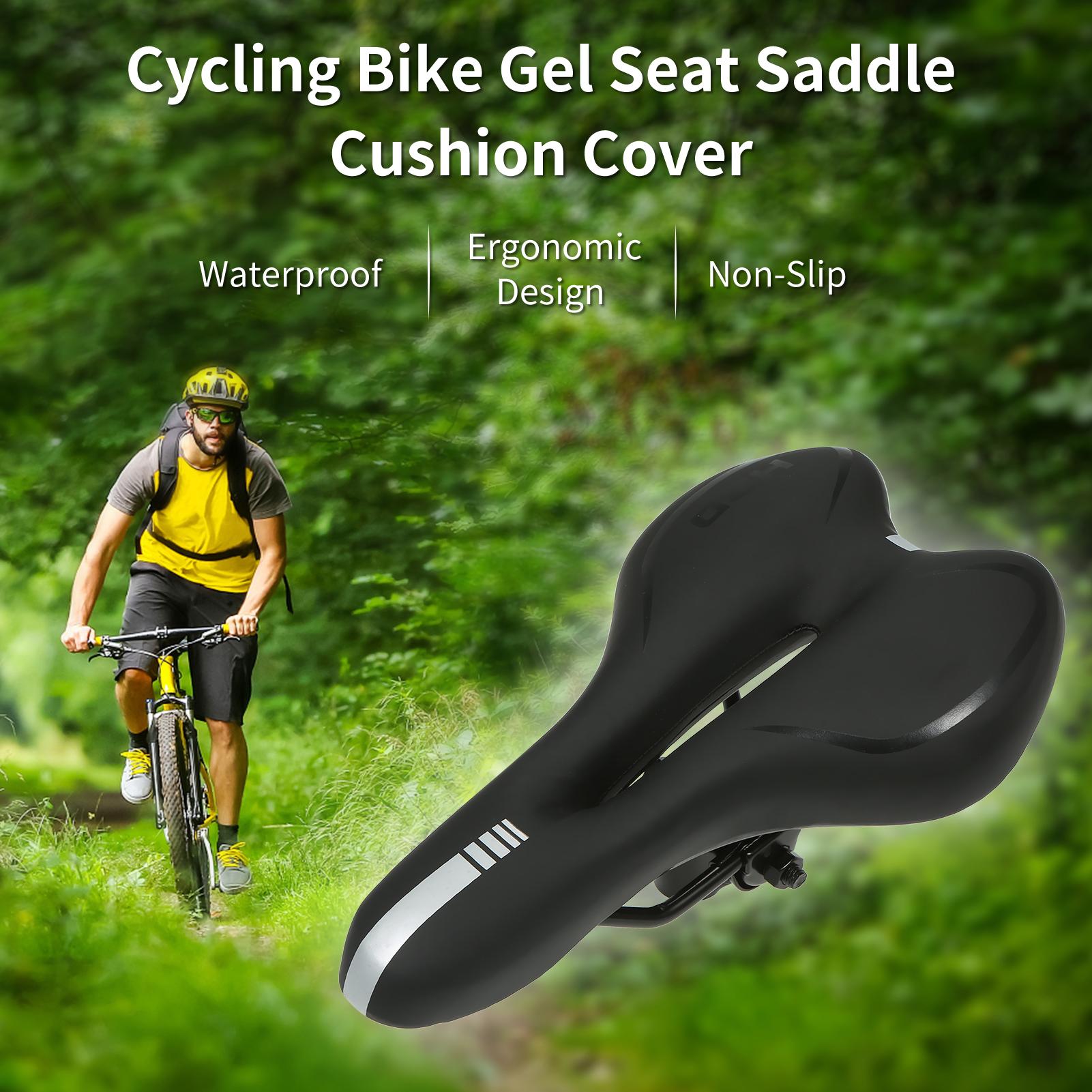 Set bọc yên xe đạp đệm silicone mềm mại chống trượt thoải mái thoáng khí không thấm nước