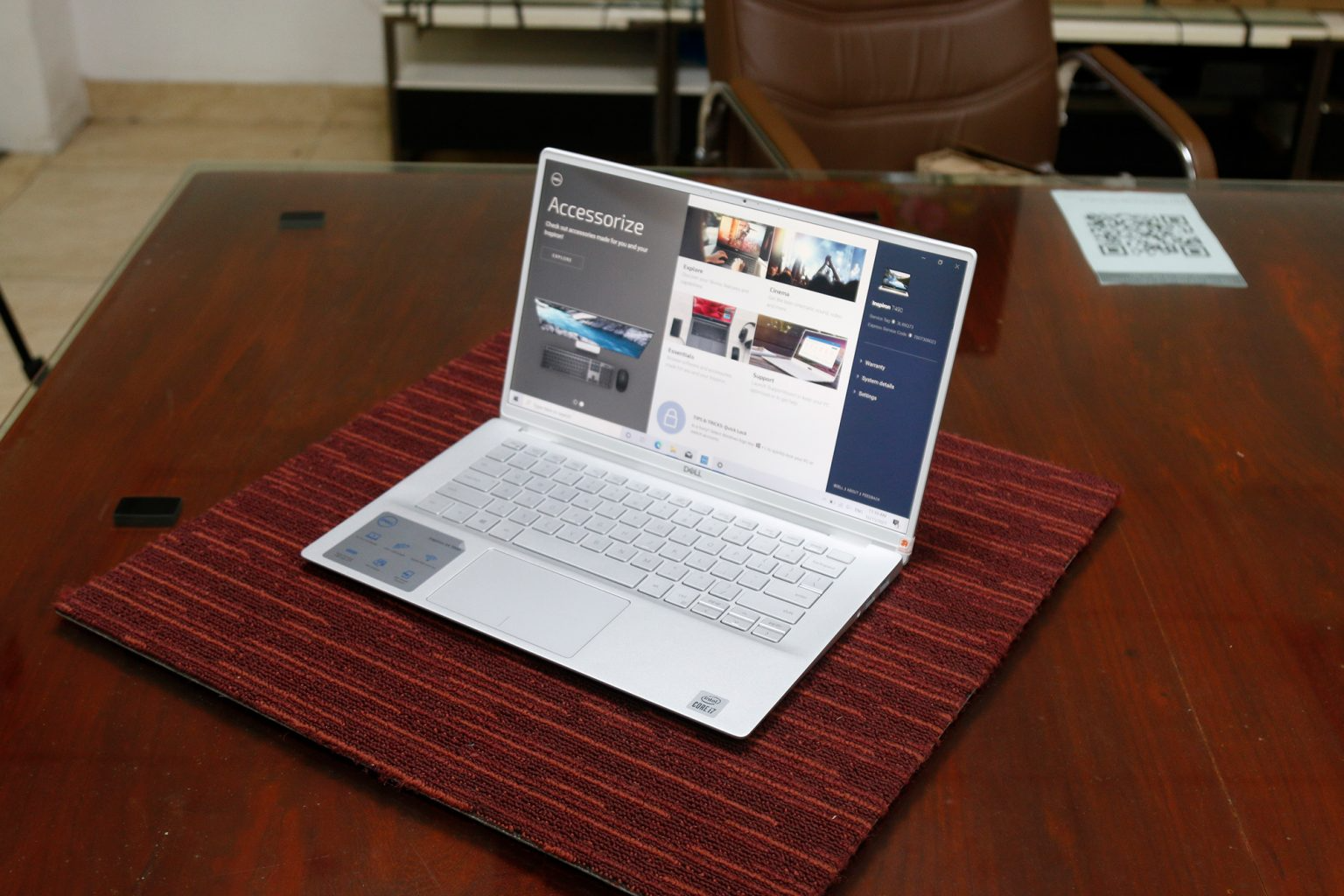 Laptop Dell Inspiron 7490 Core i7-10510U / 8GB / 512GB / Full HD / Win 10 / Silver Hàng Nhập Khẩu Mỹ