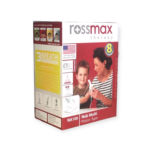 Máy xông khí dung Rossmax NA100 ( Hàng chính hãng + Bảo hành 8 năm)