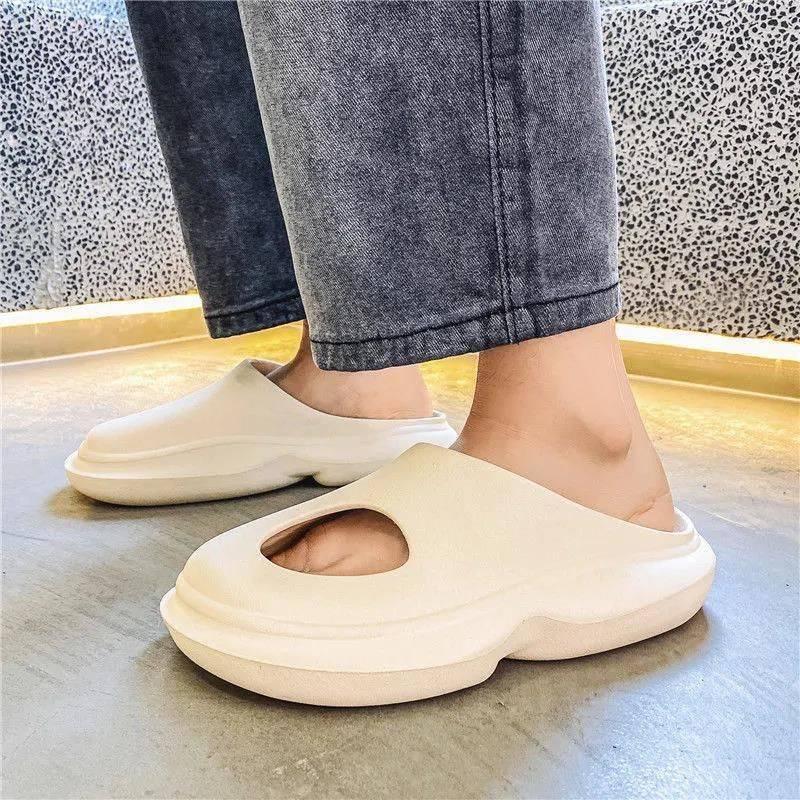 Dép Sandal Có Lỗ Thoáng Khí Đế Cao Dày Dặn Thời Trang Mùa Hè Dành Cho Nữ