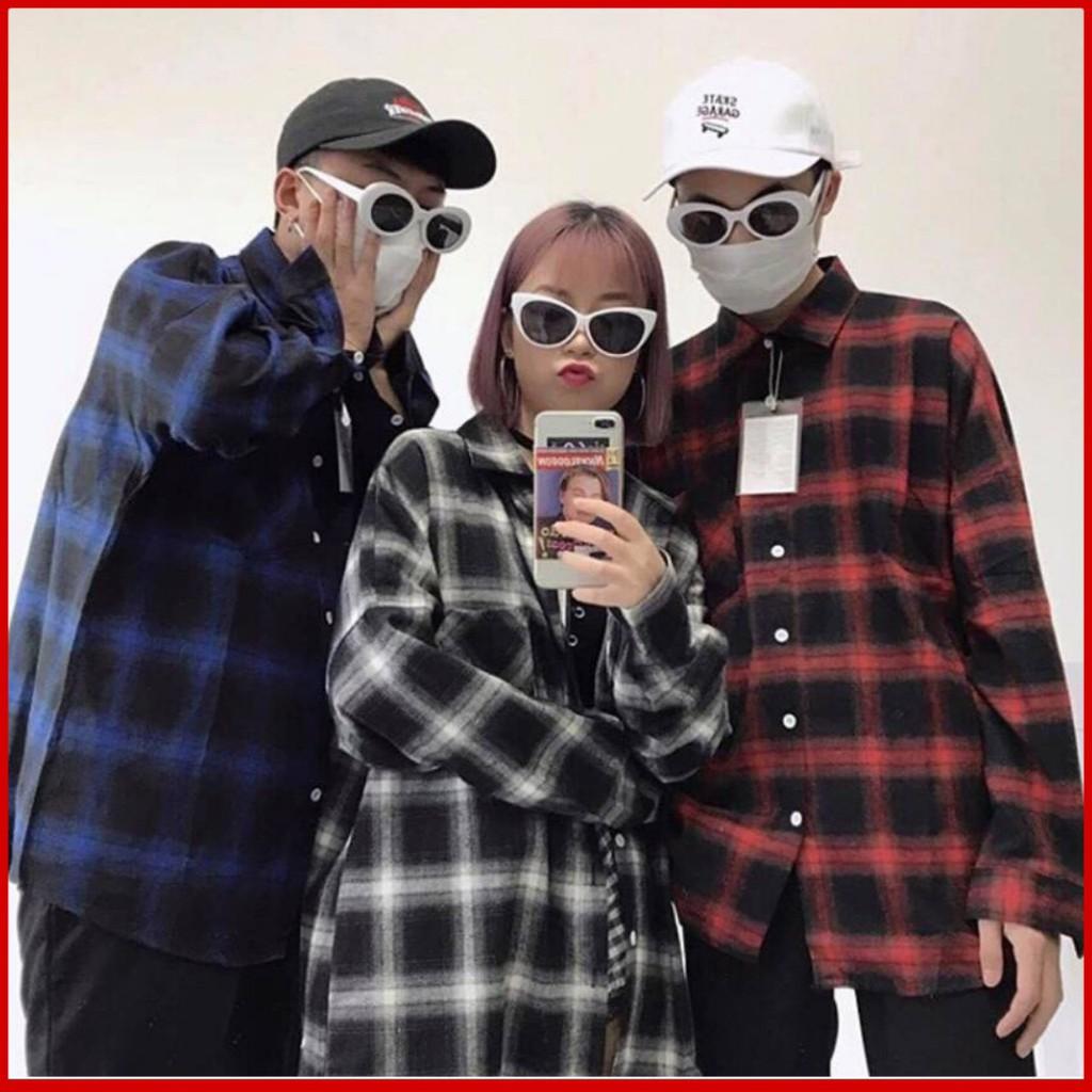 Áo Sơ Mi Flannel 3 Màu Sọc To