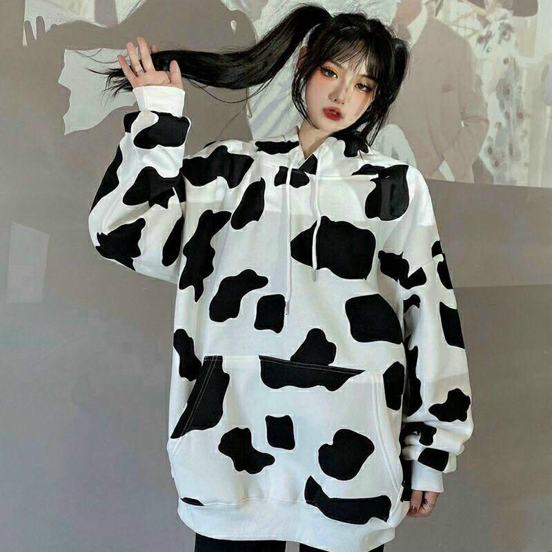 ÁO KHOÁC BÒ SỮA HOODIES UNISEX