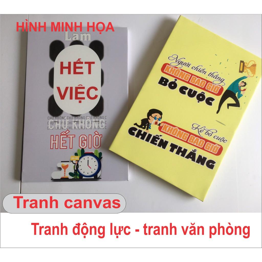 Tranh slogan treo tường dịch vụ khách hàng DL-61