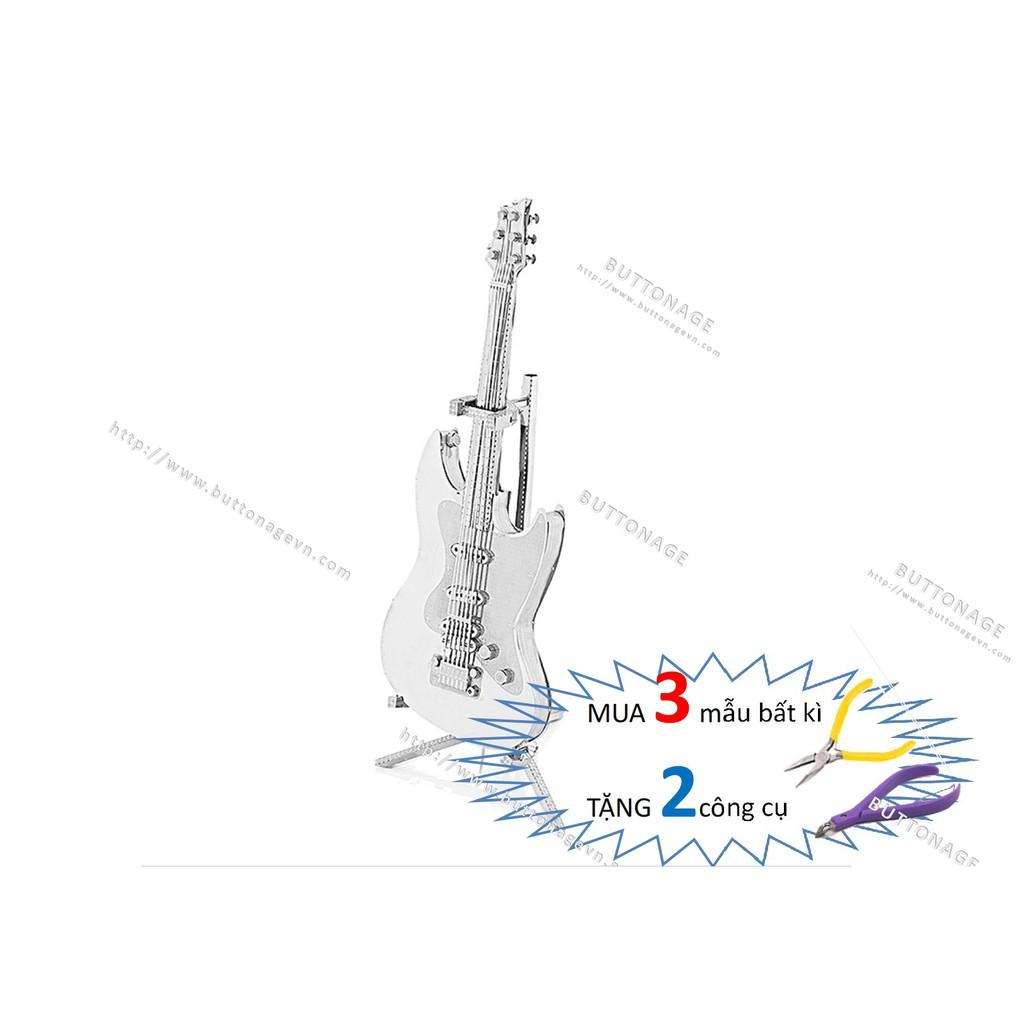Mô Hình Lắp Ráp 3d Đàn Guitar Điện