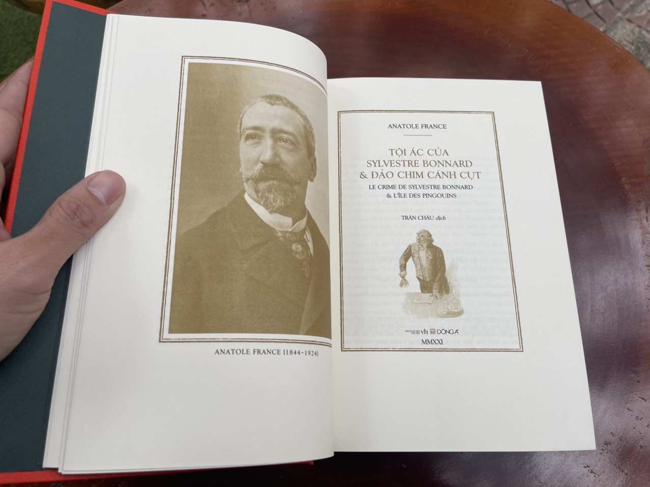 TỘI ÁC CỦA SYLVESTRE BONNARD và ĐẢO CHIM CÁNH CỤT - TỦ SÁCH TRĂM NĂM NOBEL  - ĐÔNG A - BÌA VẢI -