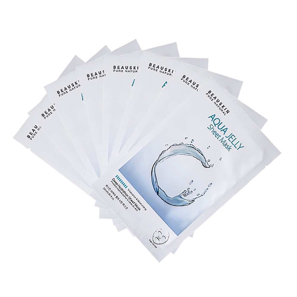 Combo 8 mặt nạ dưỡng da cấp ẩm sâu Beuaksin Aqua Jelly Sheet Mask 25ml - Hàn Quốc Chính Hãng