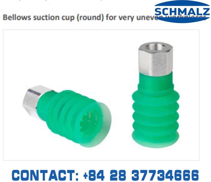 SUCTION CUP - 10.01.06.02856 - Phụ kiện thiết bị nâng hạ chân không, thiết bị nâng công nghiệp, Núm hút chân không - Schmalz