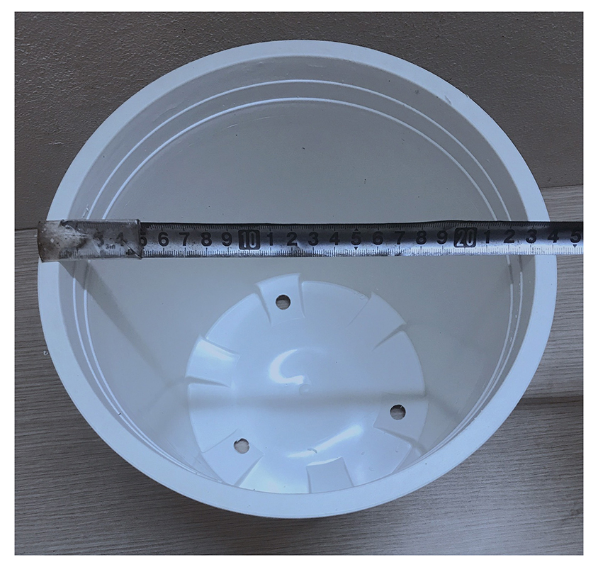 10 Chậu Nhựa Trồng Hoa Cây Cảnh Long Phụng 21 - Kích Thước 24x26,5 Cm