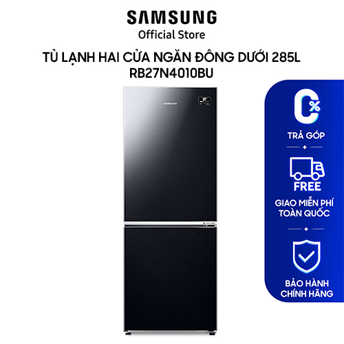 Tủ lạnh hai cửa Samsung Ngăn Đông Dưới 280L RB27N4010BU - Hàng chính hãng