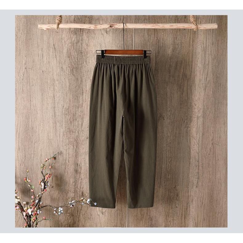 QUẦN BAGGY ĐŨI CẠP CHUN NHẸ MÁT thoải mai năng động