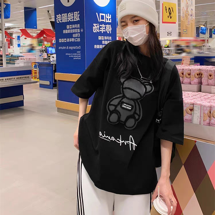 Áo phông bầu thoải mái mùa hè áo bầu form rộng áo bầu mùa hè thoải mái hàng qc 0416-045