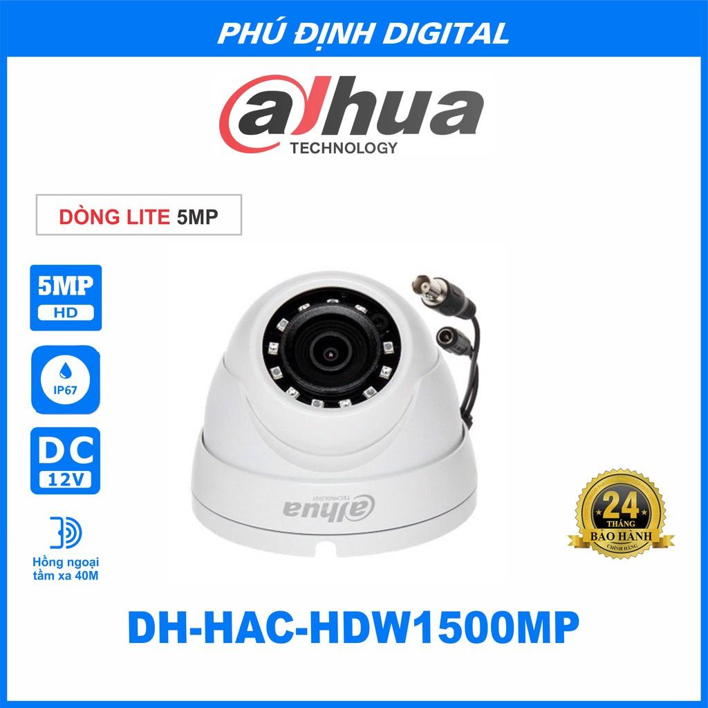 Camera HDCVI 5MP Dahua mã DH-HAC-HDW1500MP - Hàng Chính Hãng