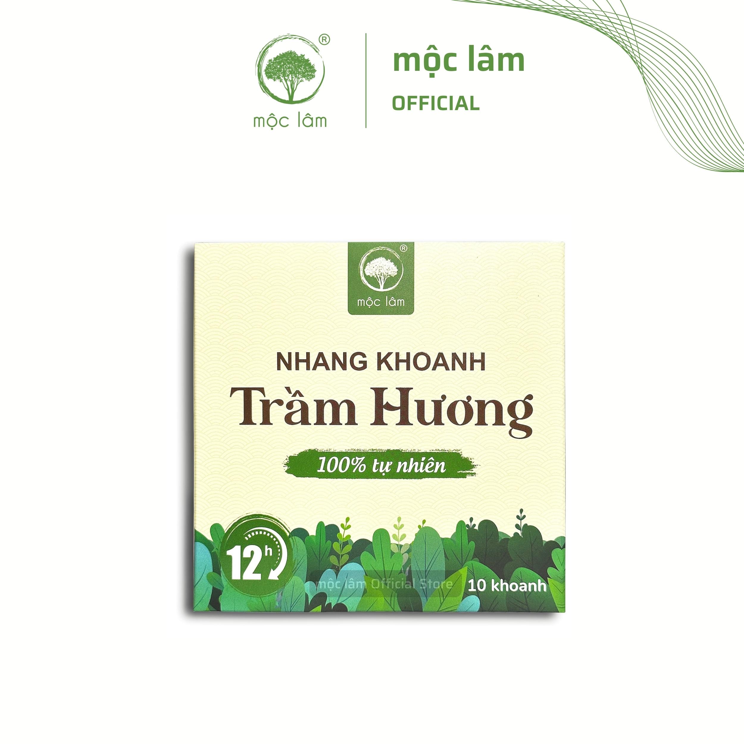 Nhang Khoanh Trầm Hương 12Giờ 10Khoanh MỘC LÂM Nhang Vòng 100% Tự Nhiên