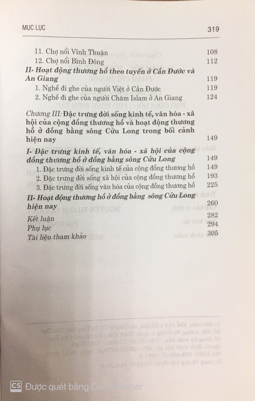 Hoạt động thương hồ vùng đồng bằng sông Cửu Long - Truyền thống và biến đổi