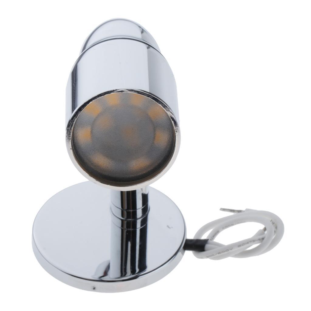 RV Yacht Reading Light LED Swivel Wall Mount Camper Caravan Boat Lamp 10-30V