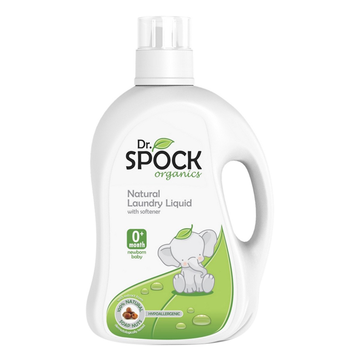 COMBO 2 Giặt xả Dr. Spock Organic 0+ Cho Trẻ Sơ Sinh Chai 2000ml