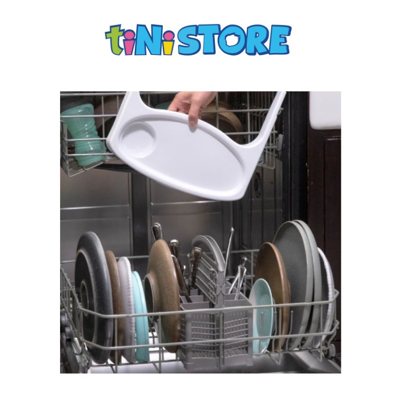 tiNiStore-Ghế ăn dặm 2 trong 1 màu xám Ingenuity 11576