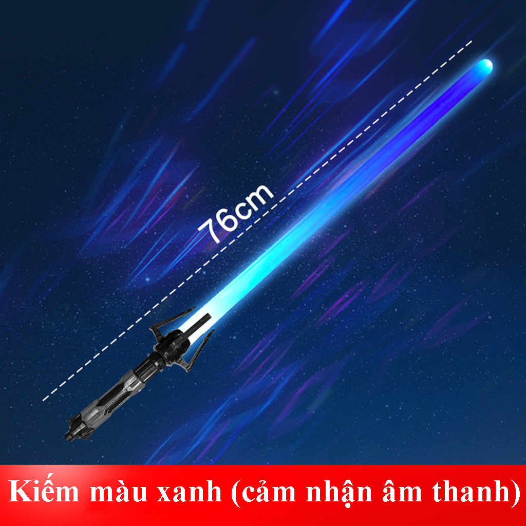 Kiếm đồ chơi phát sáng cho bé, Đồ chơi cho bé kiếm đồ chơi Star War có âm thanh ánh sáng