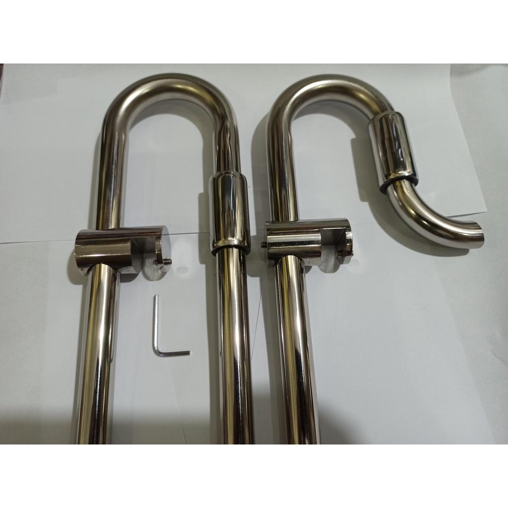 Kẹp giữ ống IN OUT INOX - Kẹp in out cao cấp - Kẹp bộ inout cho bể thủy sinh - Hồ cá cảnh - Shopleo