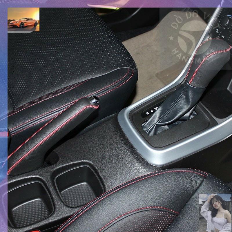 Bao da bọc cần số, tay phanh xe Toyota Raize, AVANZA, VELOZ 2021- 2023, da bò thật bảo hành 2 năm