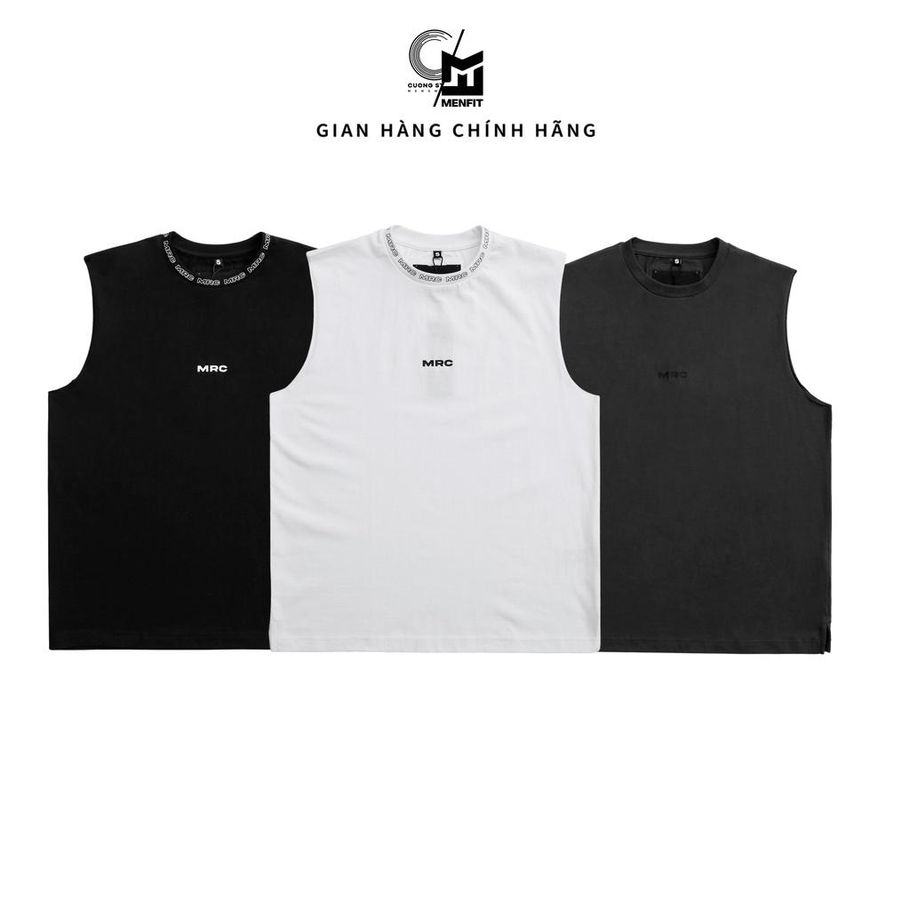 Áo Tanktop nam MRC 2112033 vải Cotton co giãn, dày dặn, dáng suông thoải mái - MENFIT