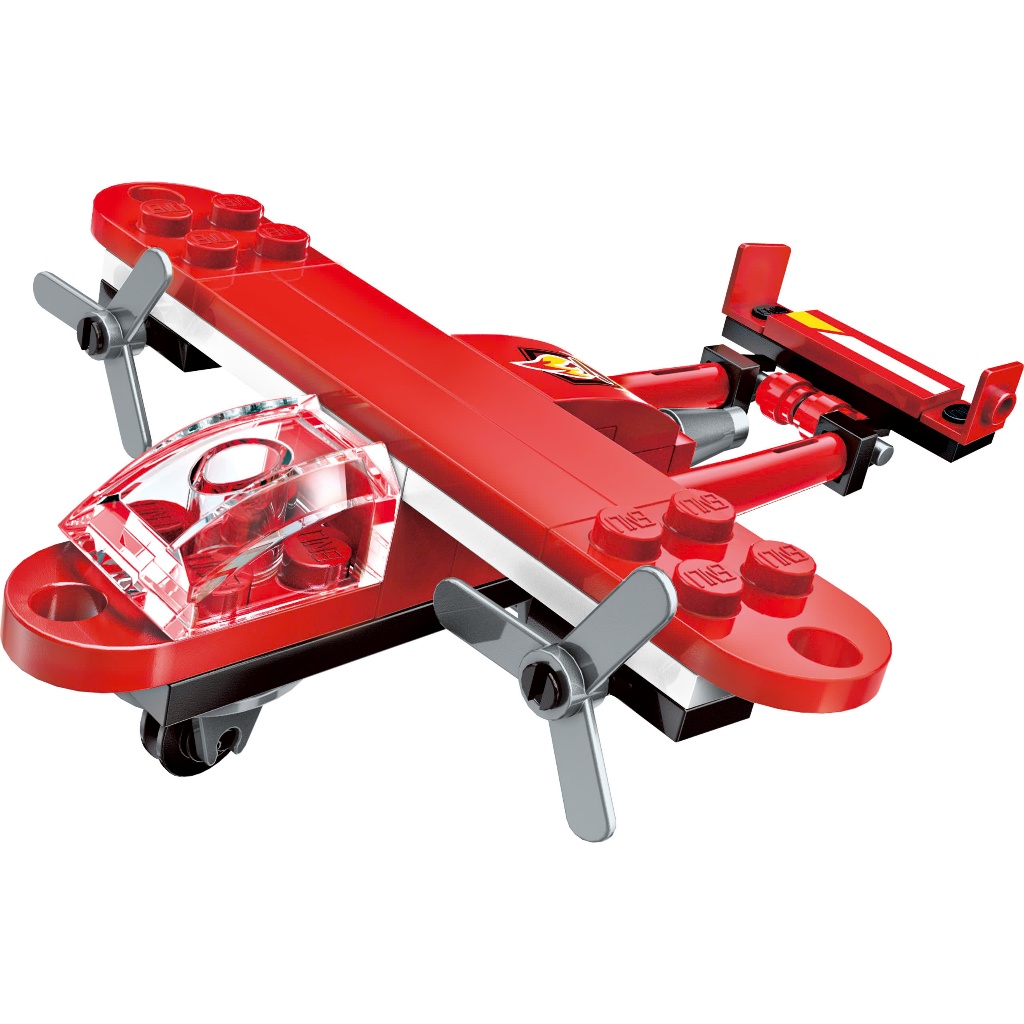 Đồ chơi xếp hình Qman Water Cannon Fire Truck, Đô chơi lắp ráp (lẻ mẫu) 1805 - QMAN