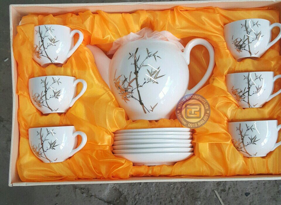 BỘ TÁCH TRÀ HỌA TIẾT CAO CẤP