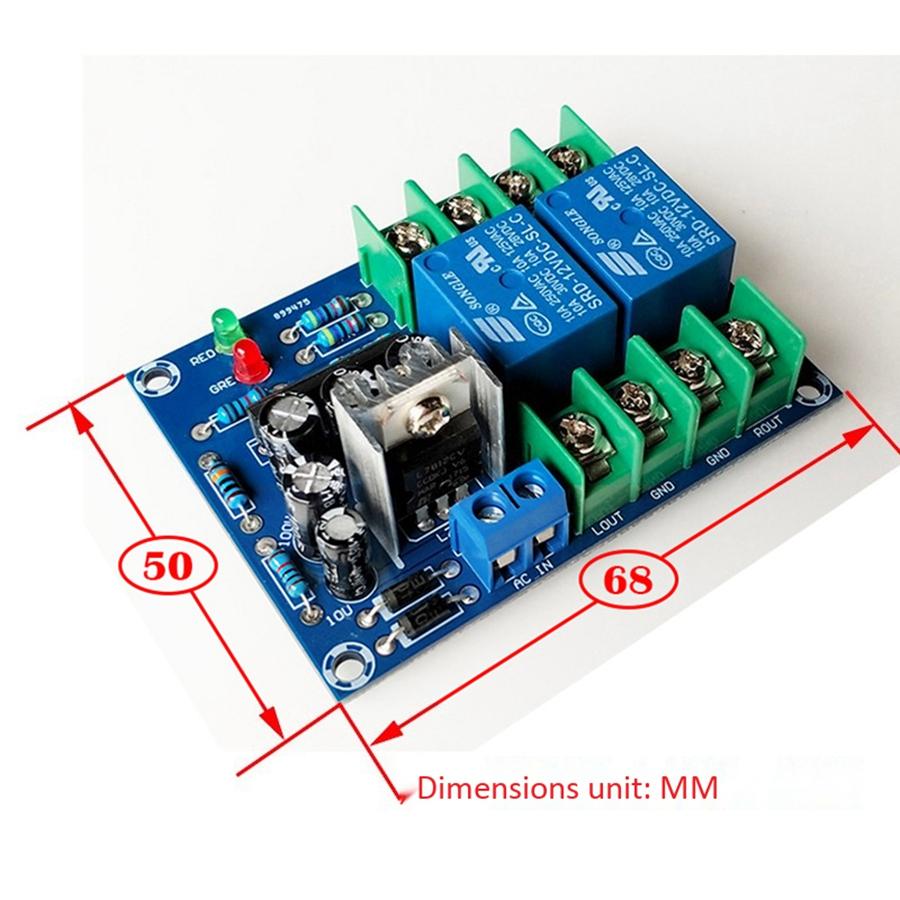 Bảng Mạch Bảo Vệ Loa Kênh Đôi Bộ Khuếch Đại Âm Thanh Công Suất Cao Bảo Vệ Loa
