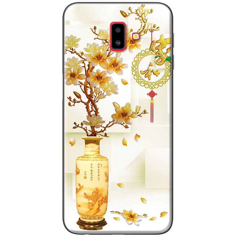 Ốp lưng dành cho Samsung Galaxy J6+ mẫu Chậu sứ