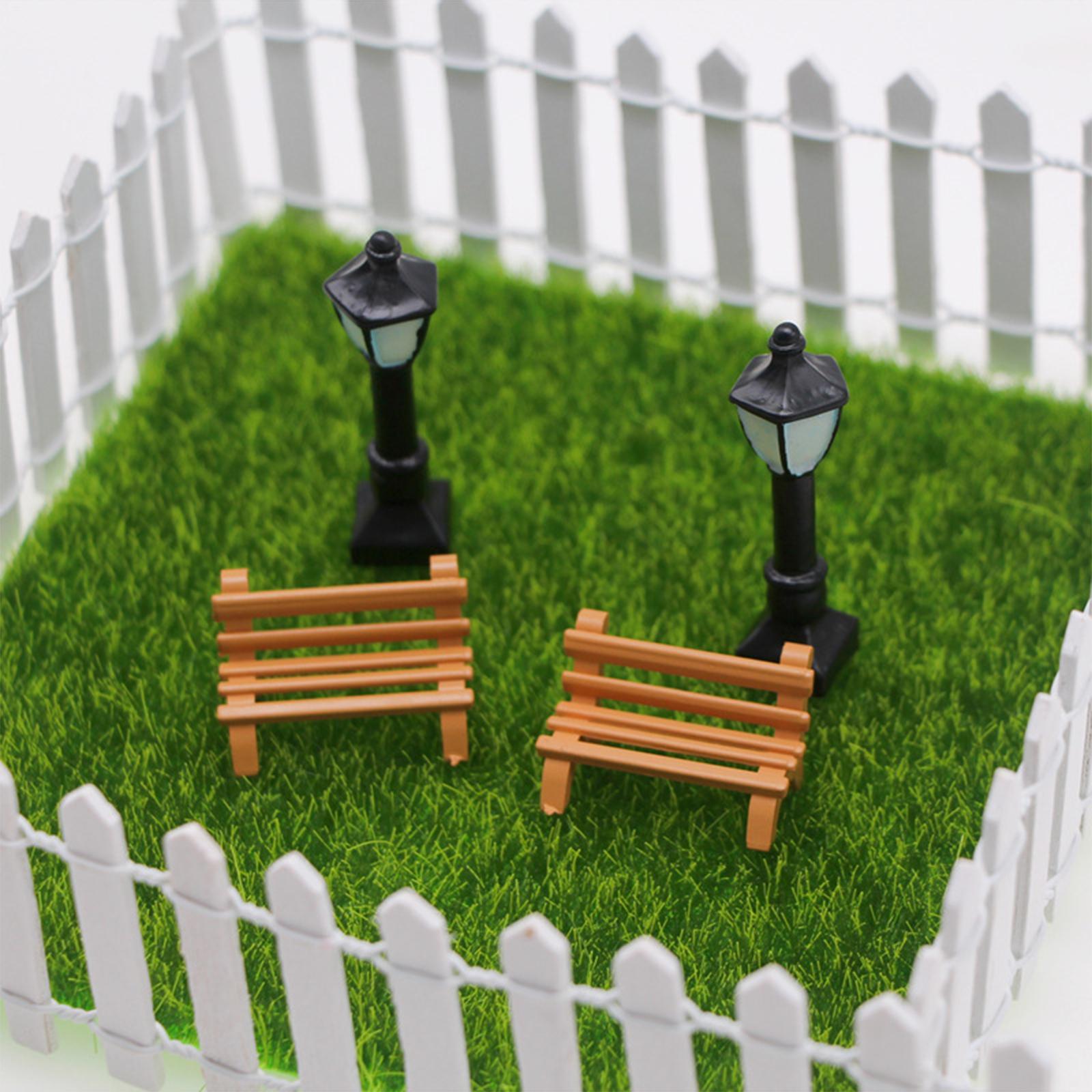 9 Pieces Lawn Furniture Doll House Display Ornament Handcraft Decor Supplies
