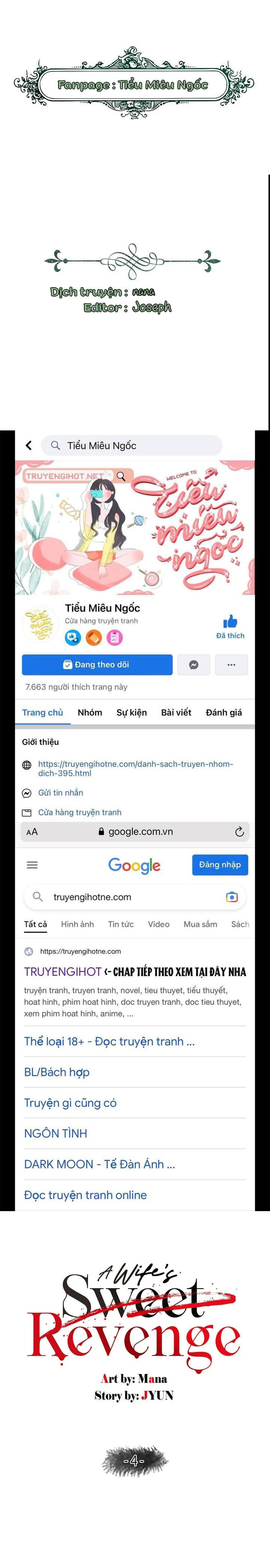 sự trả thù ngọt ngào của vợ tôi chapter 7 1