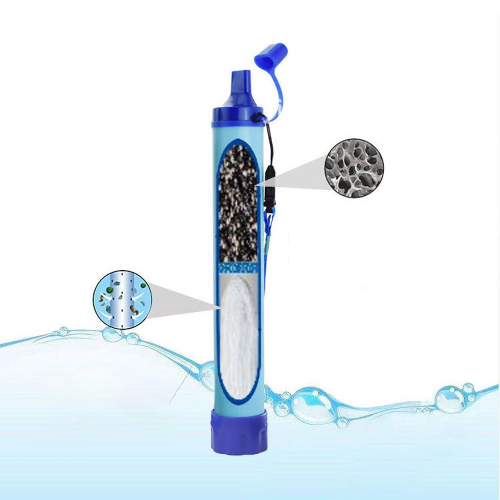 Portable Purifier Water Filter Straw Camping Travel Emergency Survival Tool